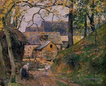  camille - ferme à montfoucault 1874 Camille Pissarro